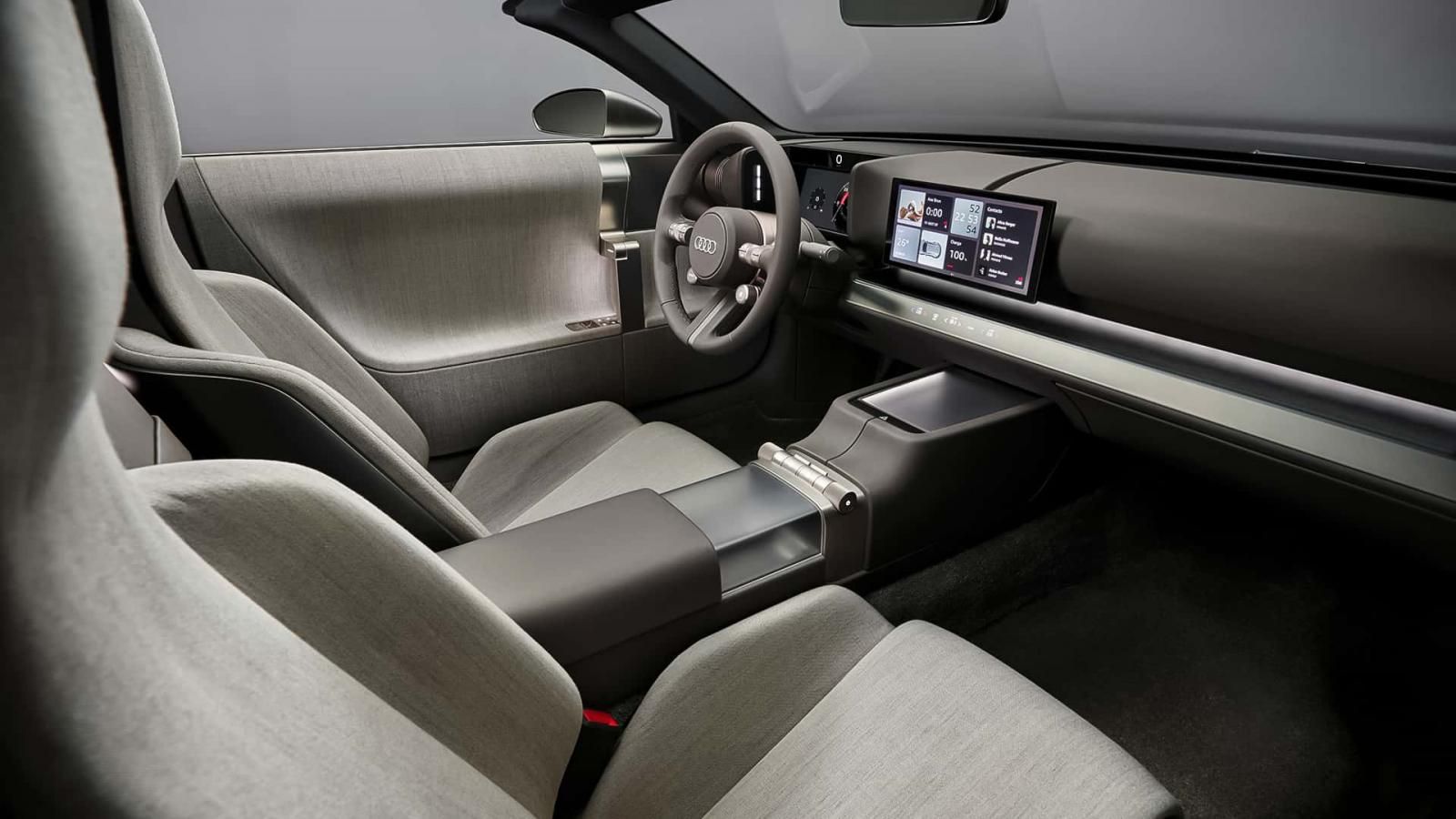 To C Concept της Audi παρουσιάστηκε με μικρή οθόνη αλλά και χωρίς οθόνη αφής.